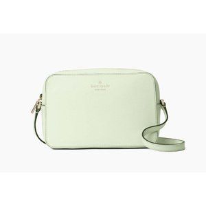 New Kate Spade Harper Crossbody bag Leather  Light Olive